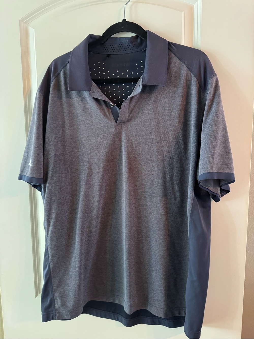 Adidas Men's Performance Polo Shirt - Gray/Charcoal